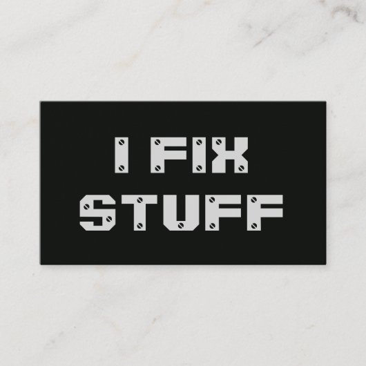 便利屋プロフェッショナル修理保守サービス 名刺 (正面)