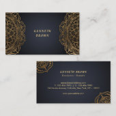 便利屋リペアブラック金ゴールド 名刺 (正面/裏面)