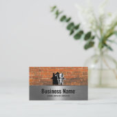 便利屋修理サービスプロフェッショナル労働者 名刺 (スタンド正面)