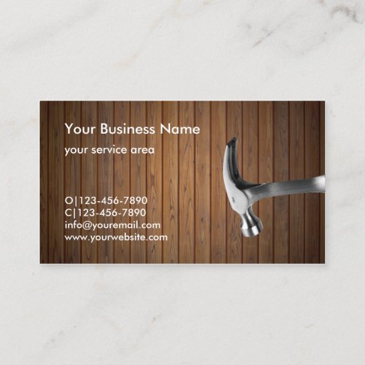 便利屋建築改造名刺 名刺 (裏面)