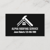 便利屋根修理建築屋根葺き屋根 名刺 (正面)