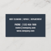 便利屋根修理建築屋根葺き屋根 名刺 (裏面)