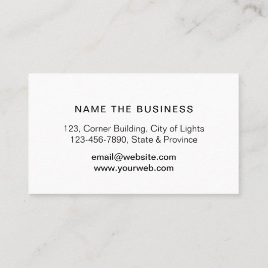 便利屋用具の自動車整備士の大工をきれいにして下さい 名刺 (裏面)