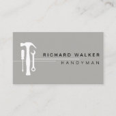 便利屋用具の自動車整備士の大工をきれいにして下さい 名刺 (正面)