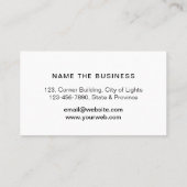 便利屋用具の自動車整備士の大工をきれいにして下さい 名刺 (裏面)