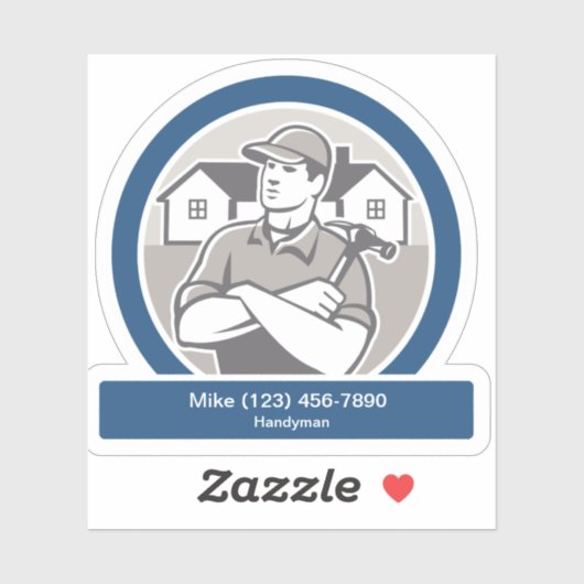 便利屋連絡形 シール (シート)