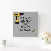 便利屋 スクエア壁時計 (ホーム)