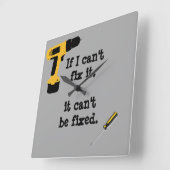 便利屋 スクエア壁時計 (傾斜)