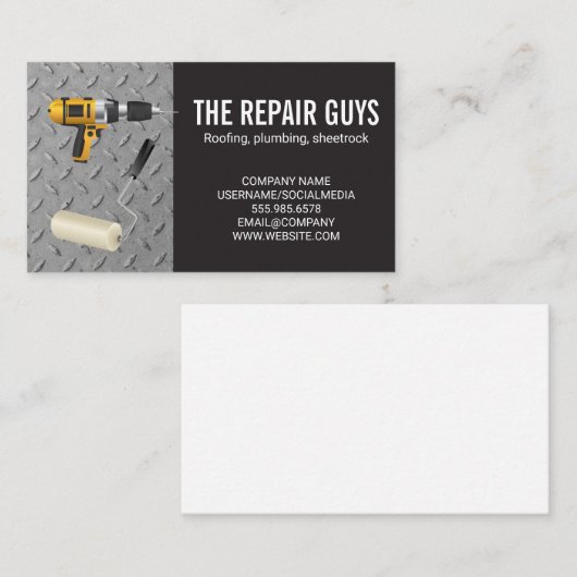 便利屋 | パワードリル及びロ絵を描ーラ 名刺 (正面/裏面)