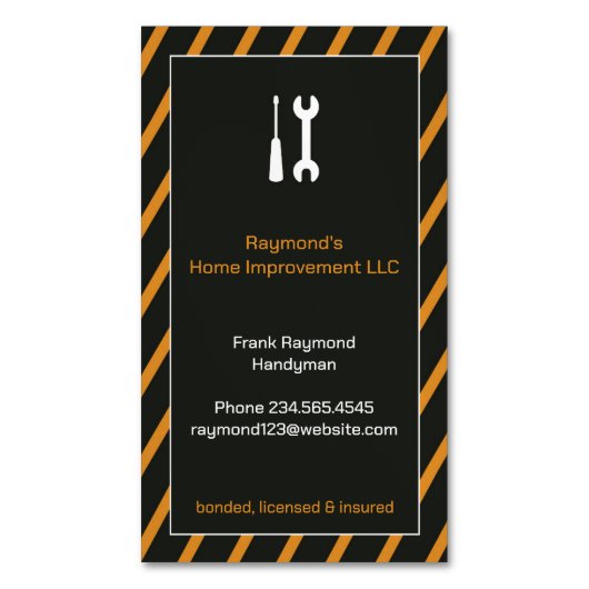 便利屋 マグネット名刺 (正面縦)