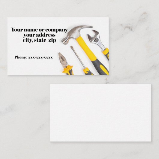 便利屋 名刺 (正面/裏面)