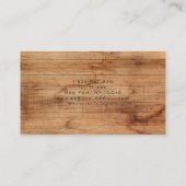 便利屋、大工、木工師、木 名刺 (裏面)