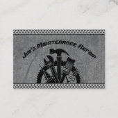 便利形鋼プレート整備修理サービス 名刺 (正面)