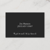 便利形鋼プレート整備修理サービス 名刺 (裏面)