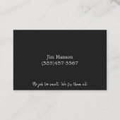 便利形鋼プレート整備修理サービス 名刺 (裏面)