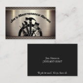 便利形鋼プレート整備修理サービス 名刺 (正面/裏面)