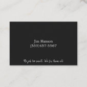 便利形鋼プレート整備修理サービス 名刺 (裏面)