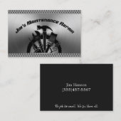 便利形鋼プレート整備修理サービス 名刺 (正面/裏面)