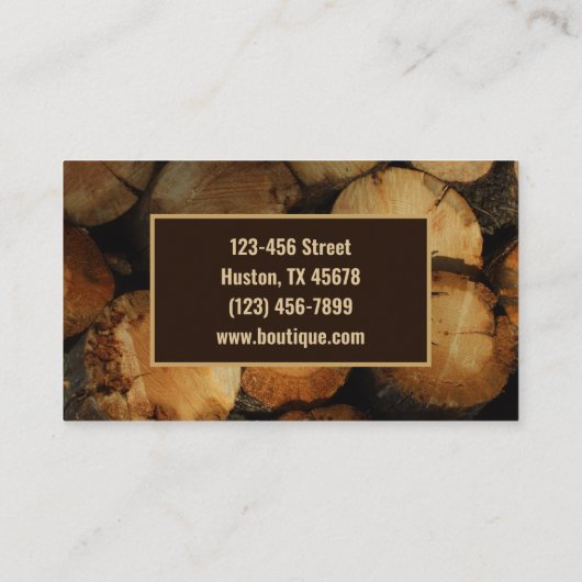 便利業者建築カーペンターウッド 名刺 (裏面)