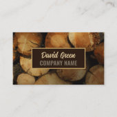 便利業者建築カーペンターウッド 名刺 (正面)