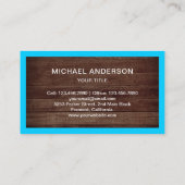 便利水道管木素朴配管工 名刺 (裏面)