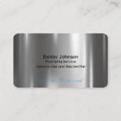 便利鉛金属整備事業 名刺 (裏面)