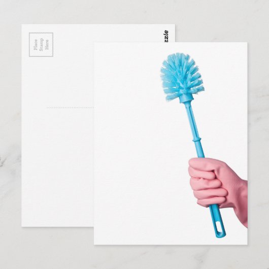 便器ブラシ ポストカード (正面/裏面)