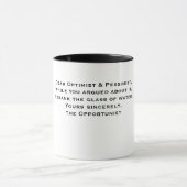 便宜主義者のためのマグ マグカップ (中央)