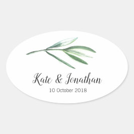便宜結婚式用シール 楕円形シール