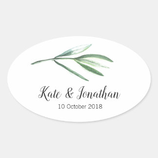 便宜結婚式用シール 楕円形シール