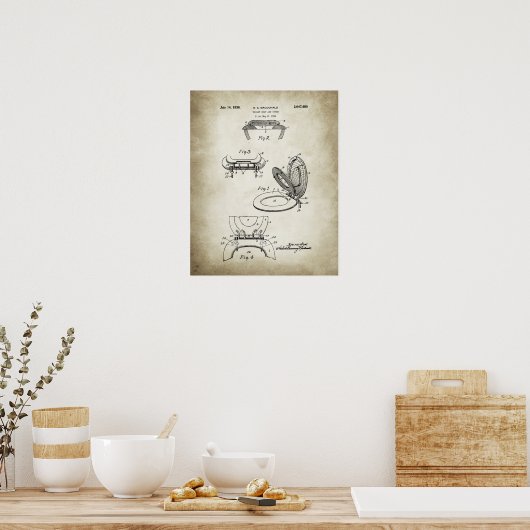 便座特許 ポスター (キッチン)