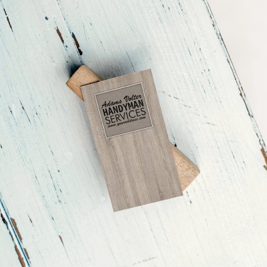 便木造テンプレートトレンディーカード 名刺