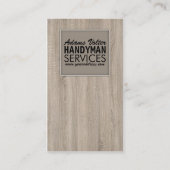 便木造テンプレートトレンディーカード 名刺 (正面)