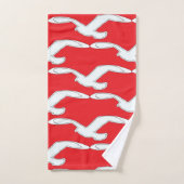 便浴装赤の鳥 バスタオルセット (ハンドタオル)