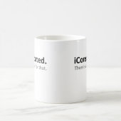 便秘です Funny Mug コーヒーマグカップ (中央)