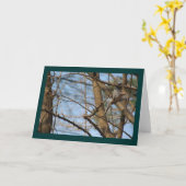 便箋に記された喪ハト カード (黄色い花)