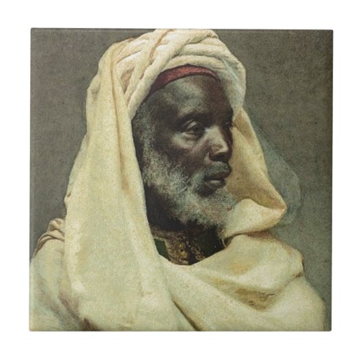 係留の頭部 タイル (正面)