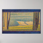 係留ボートの木 ポスター (正面)