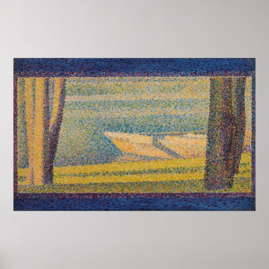 係留ボートの木 ポスター (正面)