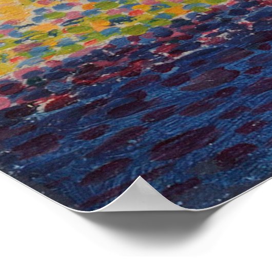 係留ボートの木 ポスター (角)