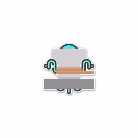 係留竜骨 シール (正面)