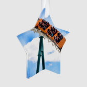 促進のオレンジジェットコースター オーナメント (正面)