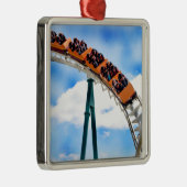 促進のオレンジジェットコースター メタルオーナメント (右)