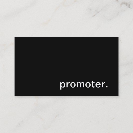 促進者の名刺 名刺 (正面)