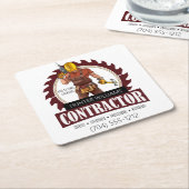 促進請モダン求業者 スクエアペーパーコースター (アングル)