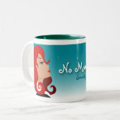 俗物的な女性 ツートーンマグカップ (正面左)