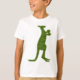 俗語のタイポグラフィのオーストラリアのボクシングのカンガルー Tシャツ