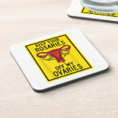 保あなたのロザリは私の卵巣フェミおもしろいニストP コースター (左側)