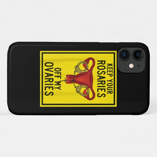 保あなたのロザリは私の卵巣フェミおもしろいニストP Case-Mate iPhoneケース (裏面(横))