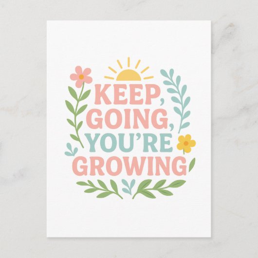 保あなたは成長 ポストカード (正面)